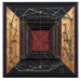 Lencsés Ida - CSAPDA XI. 2016. fém, fa, textil, 25x25x4cm